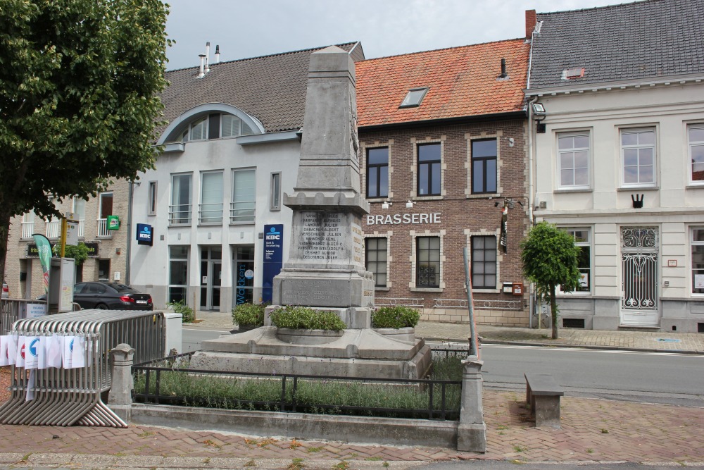 Oorlogsmonument Wakken