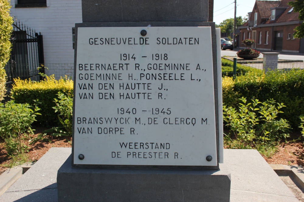 War Memorial Nederename #3