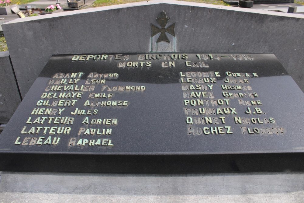 War Memorial Deportees 1914-1918 Cemetery Binche #3