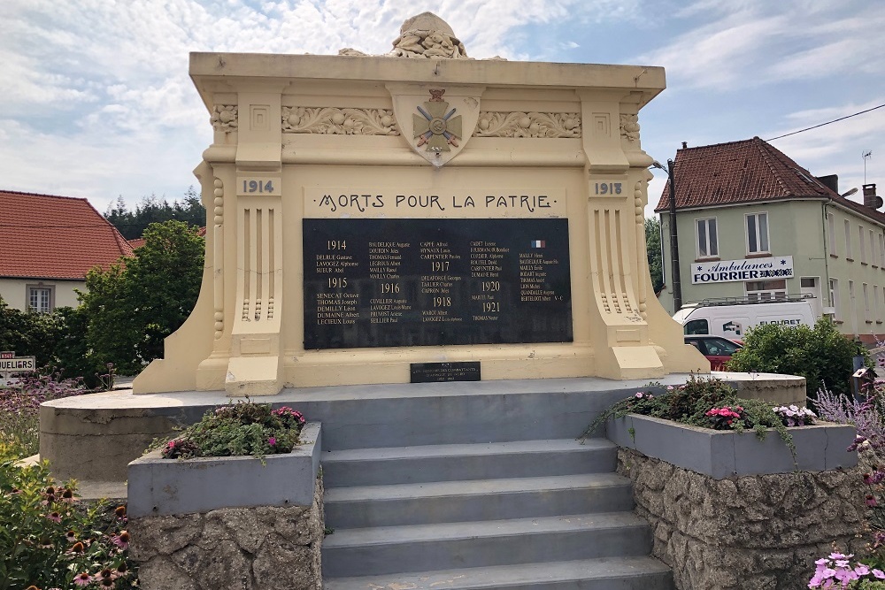 Oorlogsmonument Hucqueliers