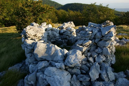 Alpenmuur - Mitrailleursnest Trstenik