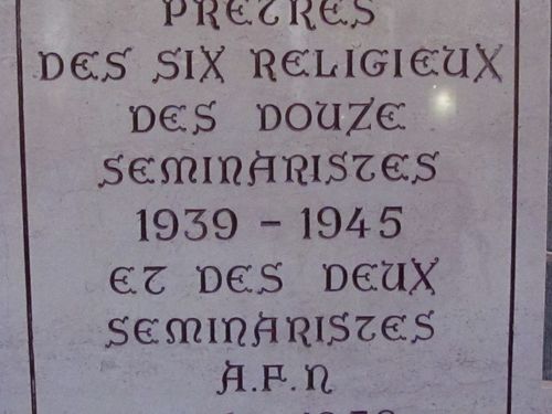 Memorial Died Clergy Notre-Dame de la Treille Lille #2