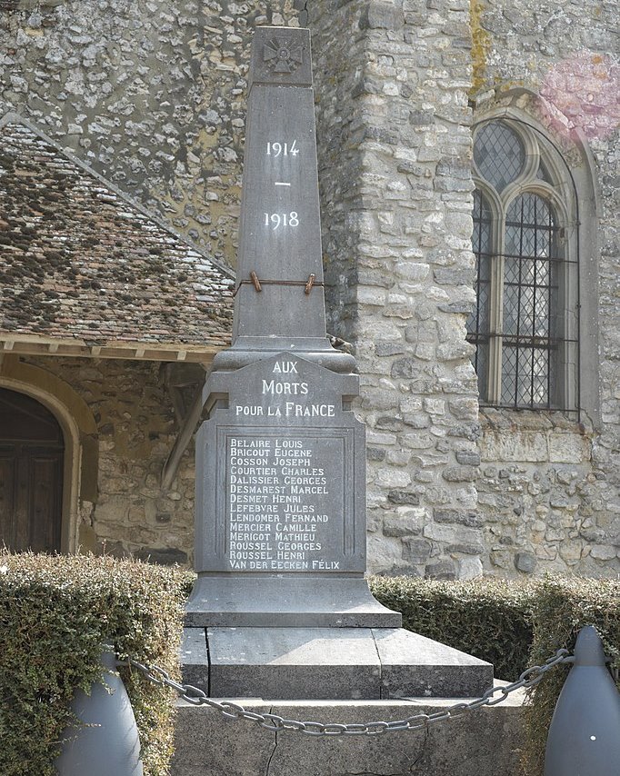 Monument Eerste Wereldoorlog Ognes #1