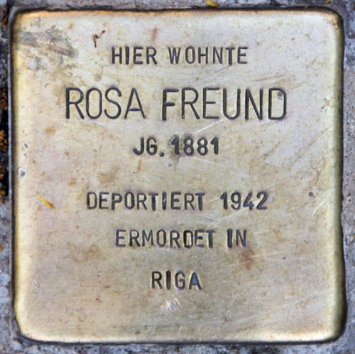 Stolperstein Wildensteiner Strae 10