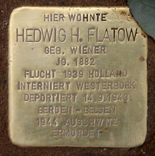 Stolpersteine Niklasstraße 5 #2