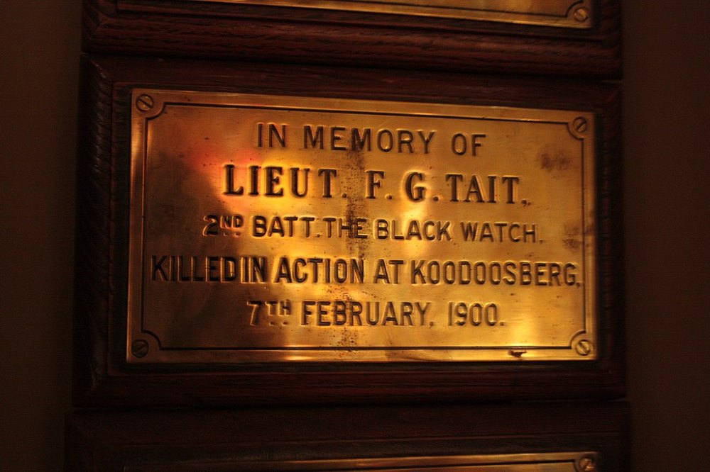 Gedenkteken Lt. Frederick Guthrie Tait #1