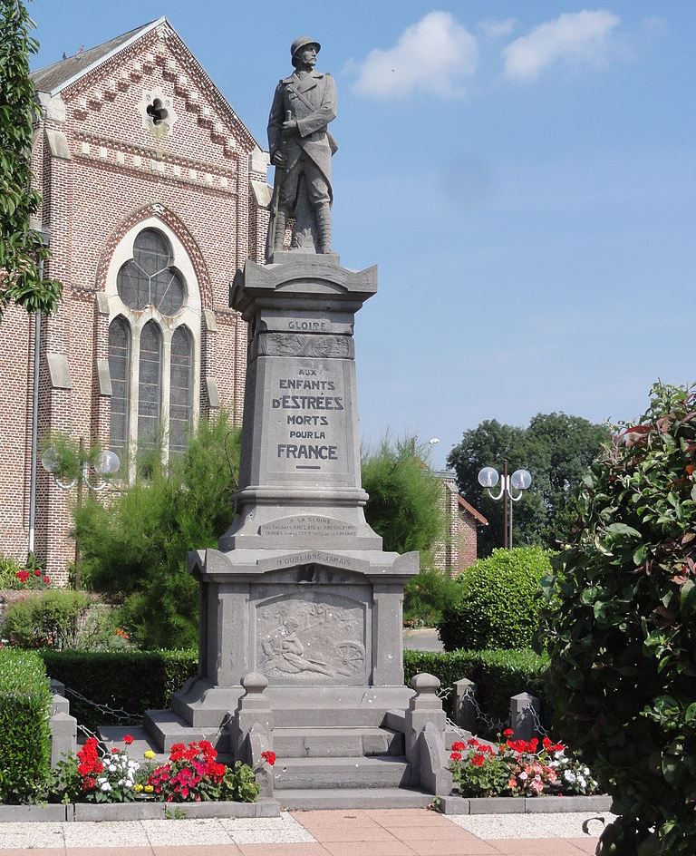 Oorlogsmonument Estrées #1