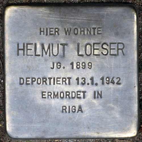 Stolperstein Mühlenstraße 30 #1