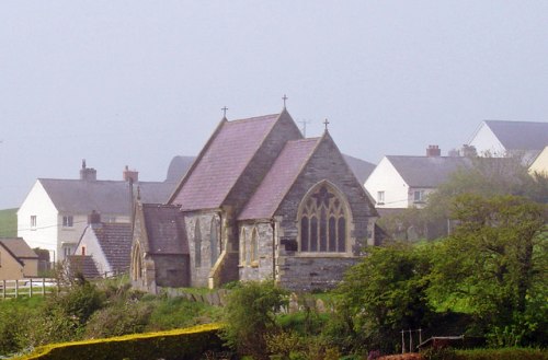 Oorlogsgraf van het Gemenebest St. Pedrog Churchyard