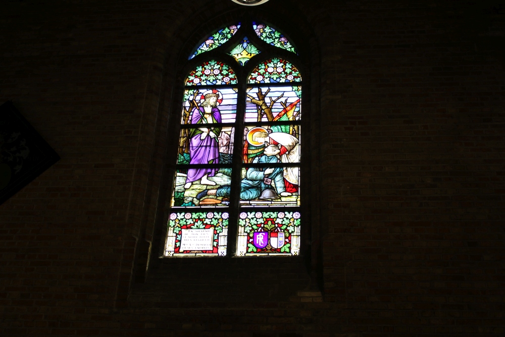 Stained Glass Window Saint-Catherinachurch Zillebeke #2