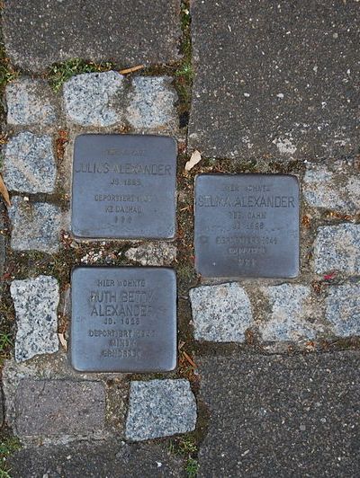 Stolpersteine Melchiorstrae 4 #1