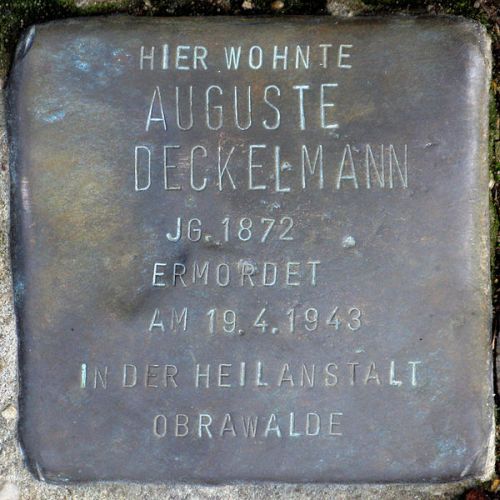 Stolpersteine Pcklerstrae 39-40