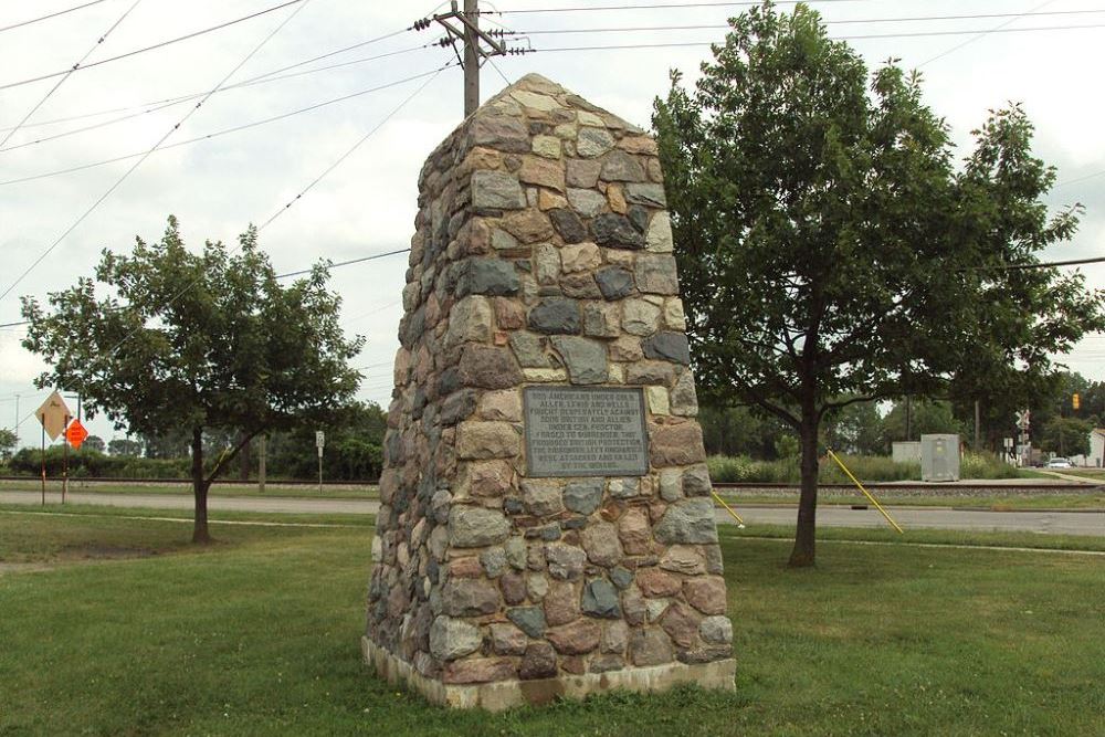 Monument Slag van Frenchtown #1