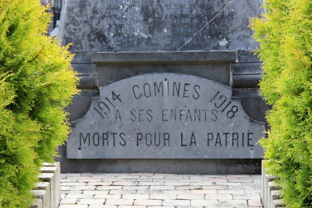 Oorlogsmonument Begraafplaats Comines #2