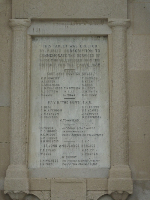 Monument Boerenoorlog Herne Bay