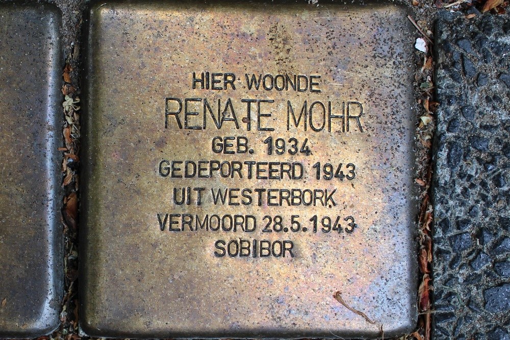 Stolpersteine Waldecklaan 20 #3