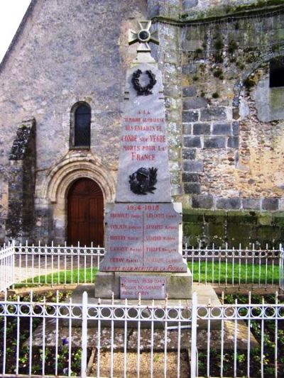 Oorlogsmonument Condé-sur-Vesgre #1