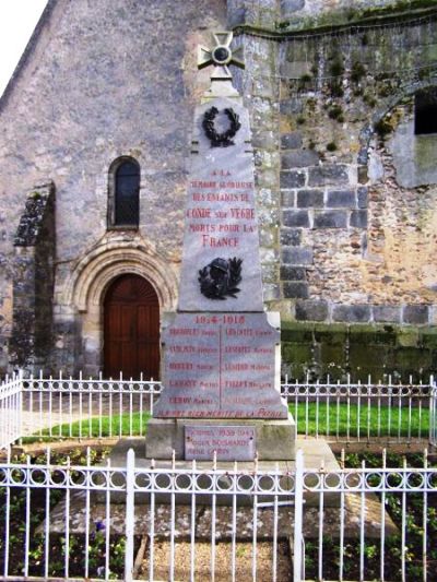 War Memorial Cond-sur-Vesgre #1