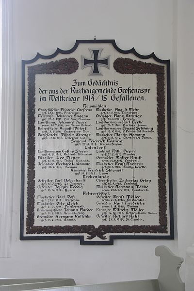 War Memorial Großenaspe