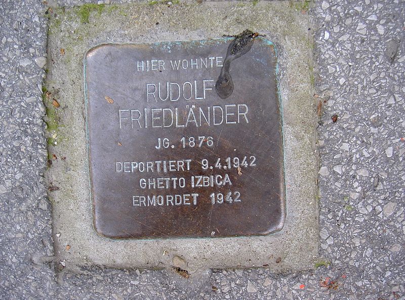 Stolperstein Josef-Mayburger-Kai 50A