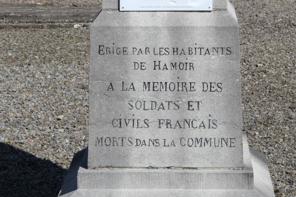Monument Franse Oorlogsslachtoffers Hamoir	 #3