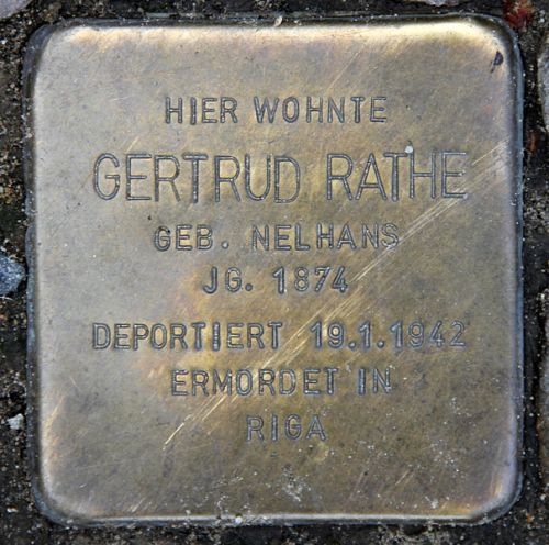 Stolperstein Niebuhrstrae 56