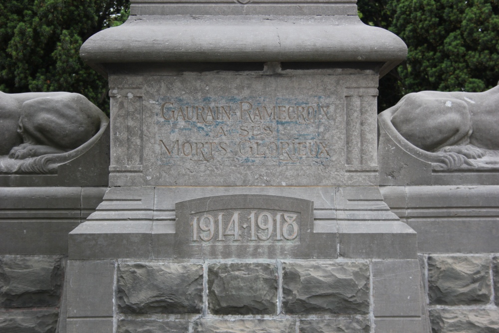 War Memorial Gaurain-Ramecroix #2