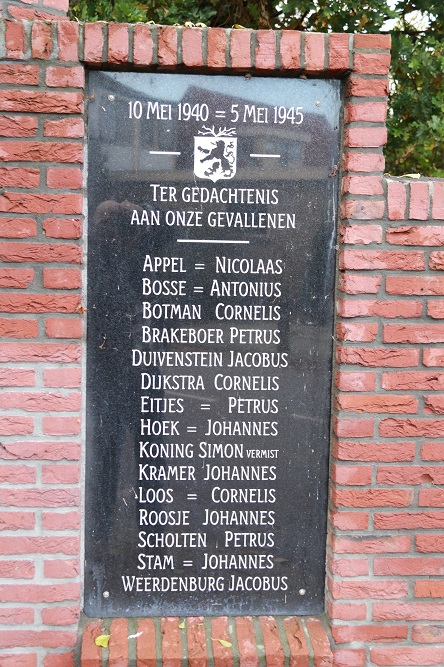 Oorlogsmonument Gemeentelijke Begraafplaats Spanbroek #3