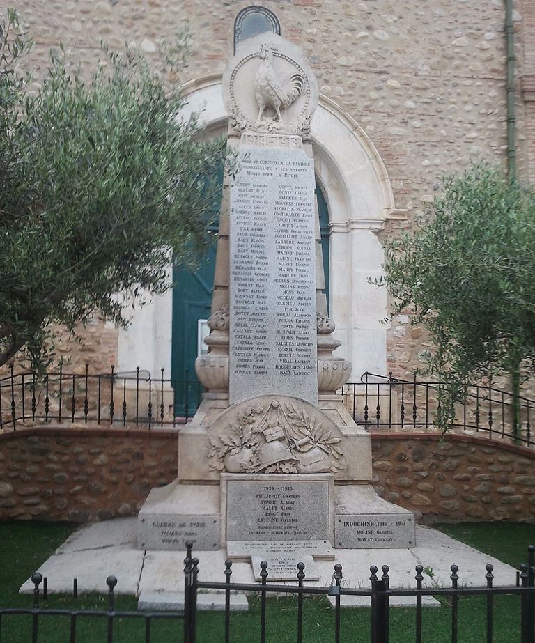 Oorlogsmonument Corneilla-la-Rivire #1