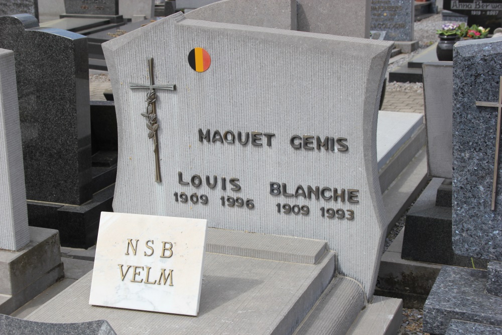 Belgische Graven Oudstrijders Velm Begraafplaats #4