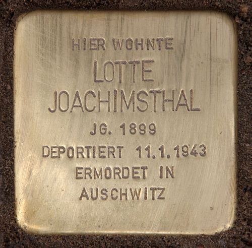 Stolpersteine Uhlandstrae 54 #2