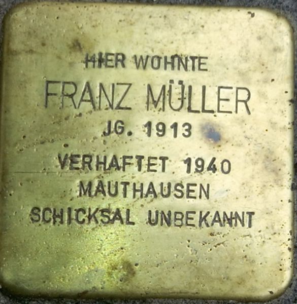 Stolpersteine An der Alten Schmiede #1