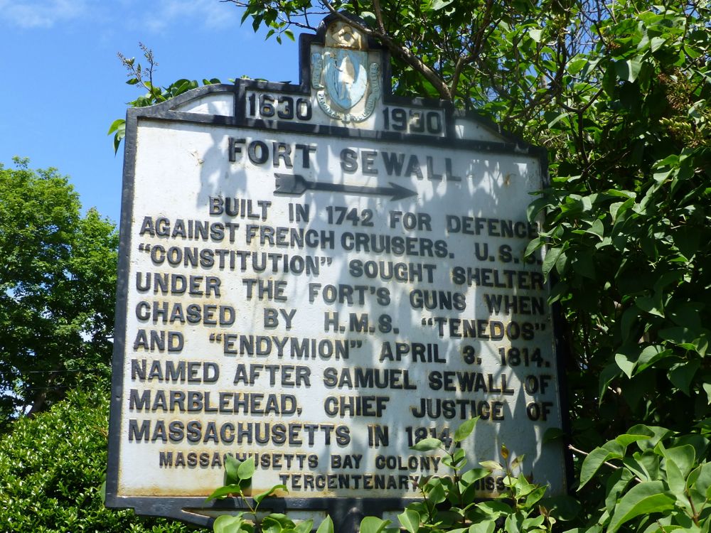 Information Sign Fort Sewall #1
