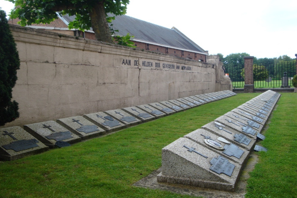 Oorlogsmonument Slag van Schiplaken en Belgische oorlogsgraven #2