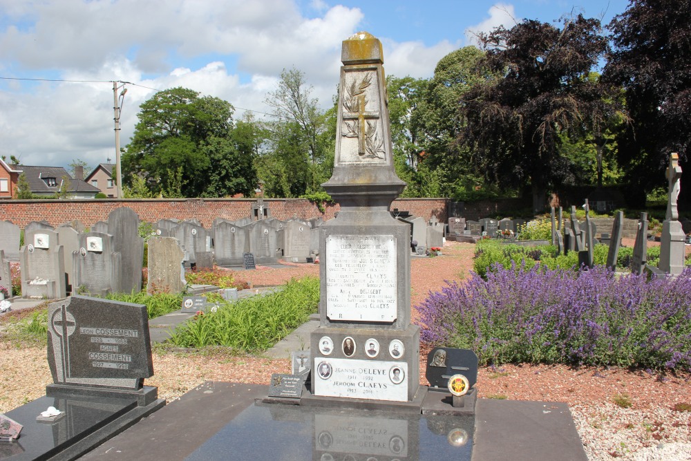 Belgische Oorlogsgraven Zwevegem