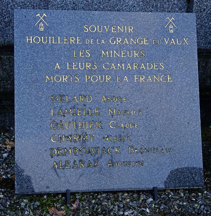 Oorlogsmonument Granges-du-Vau Mijn #1