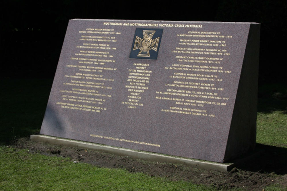 Memorial VC Receivers Nottingham and Nottinghamshire