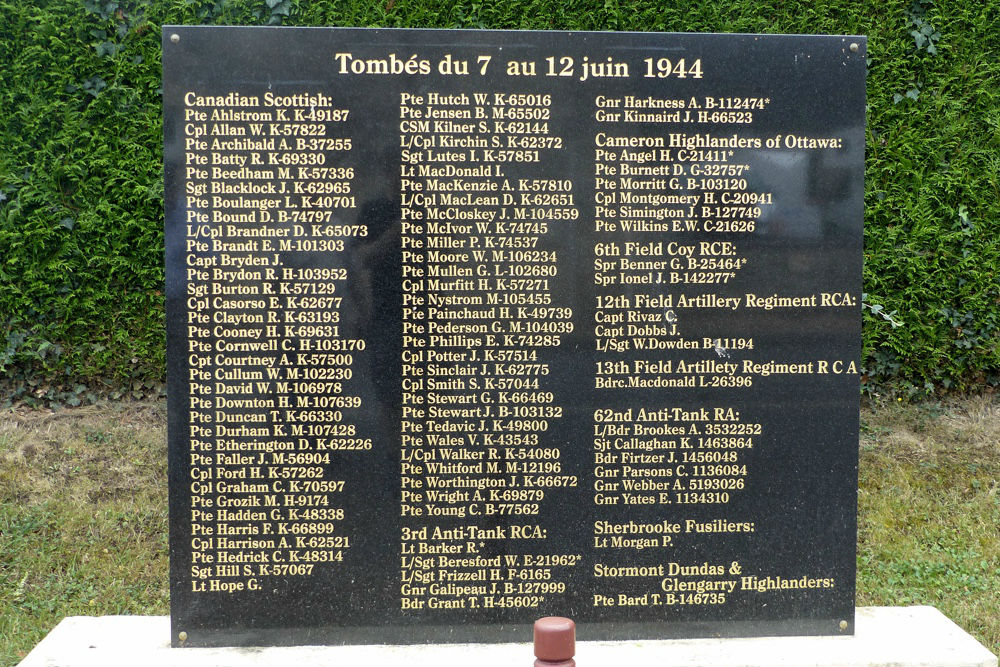 Monument Royal Winnipeg Rifles & Canadian Scottish Regiment #2