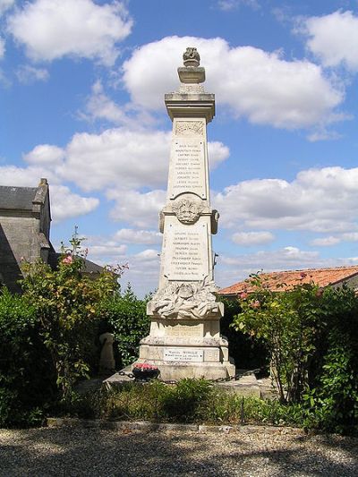 Oorlogsmonument Montchaude