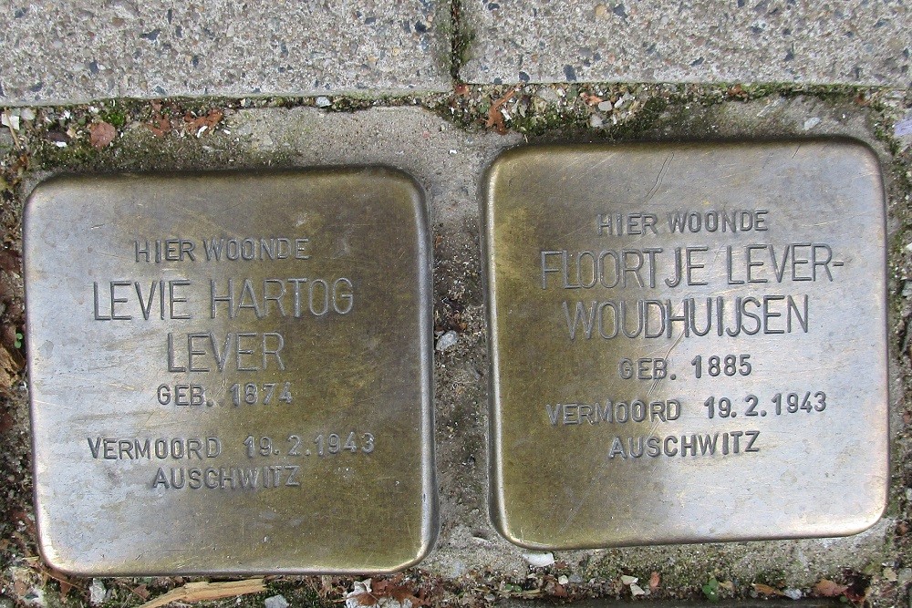 Stolpersteine Biltstraat 20 bis #2