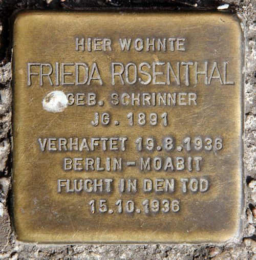 Stumbling Stone Fanningerstraße 53 #1
