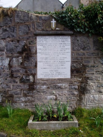 Oorlogsmonument Llangynhafal