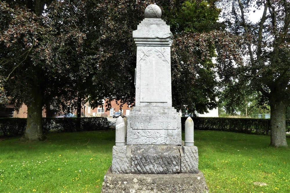 Oorlogsmonument Mesnil-St.Blaise #2