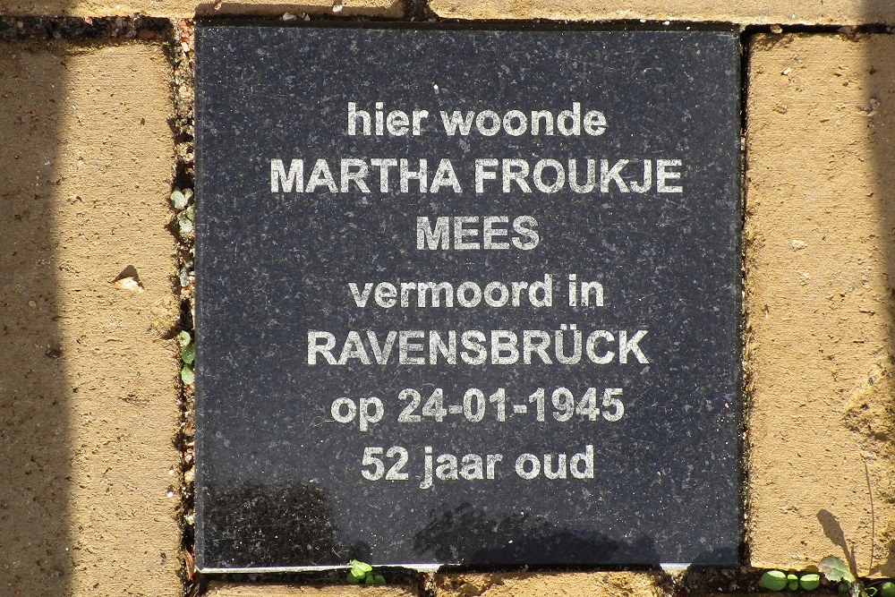 Memorial Stone Van Effenlaan 9 #1