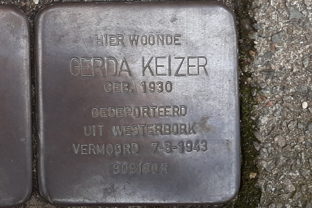 Stolpersteine Den Texstraat 25 #4