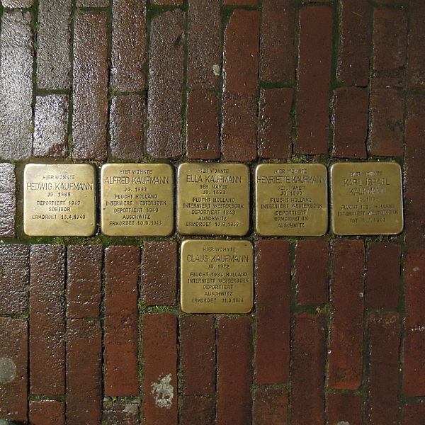 Stumbling Stones Hartstrae 2 #1