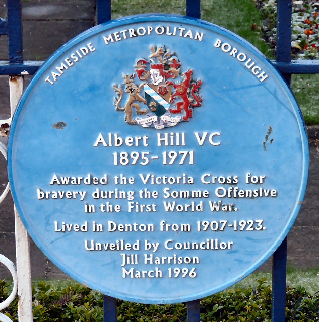 Gedenkteken Albert Hill VC #2