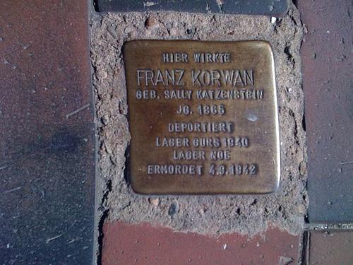 Stolperstein Strandstraße 12