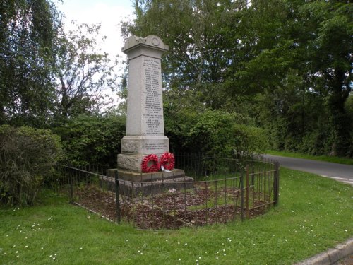 Oorlogsmonument Wetheringsett