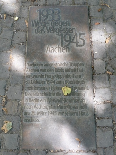 Monument Franz Oppenhoff #5